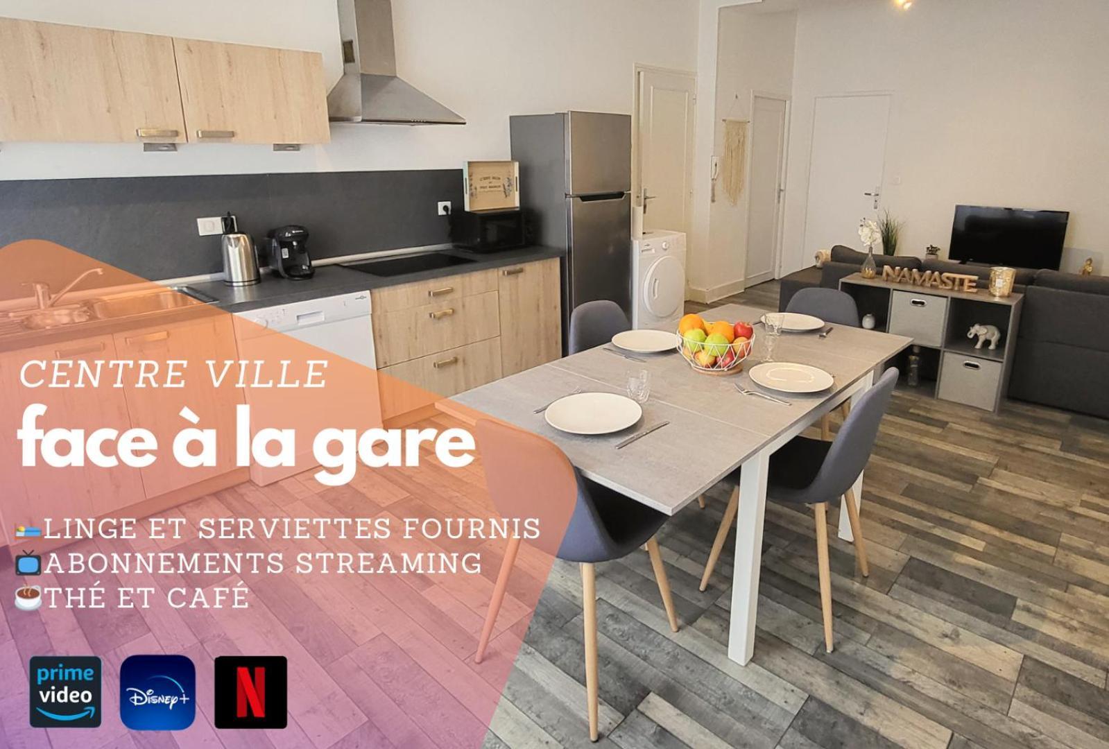 Logement Spacieux - Face A La Gare Et Centre-Ville Épinal Exterior foto